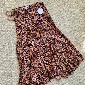 NWT Tori Praver Swimwear Havana Skirt Cover-Up, L